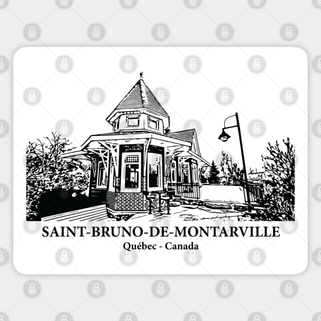 Saint-Bruno-de-Montarville - Québec Magnet by Lakeric